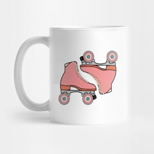 Mid Century Inspired Roller Skates Design Mug